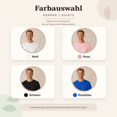 Farbauswahl Limitierte Auflage T-Shirt Herren personalisiert