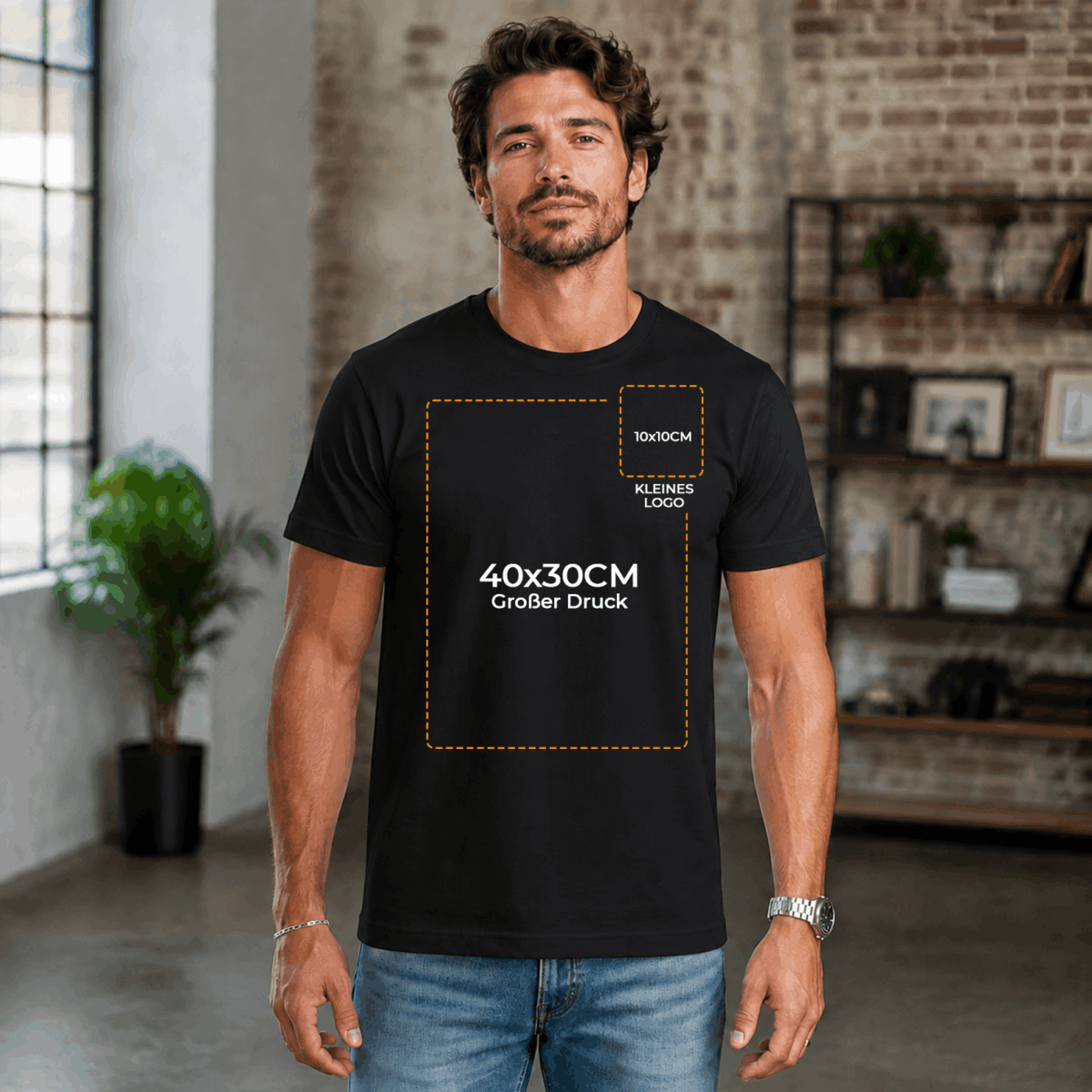 Firmen- & Vereins-T-Shirt individuell bedrucken – Logo, Foto oder eigenes Motiv