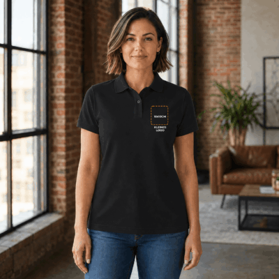Firmen- & Vereins-Polo-Shirt individuell bedruckt – eigenes Logo auf der Brust