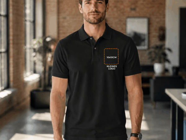 Firmen- & Vereins-Polo-Shirt individuell bedruckt – eigenes Logo auf der Brust