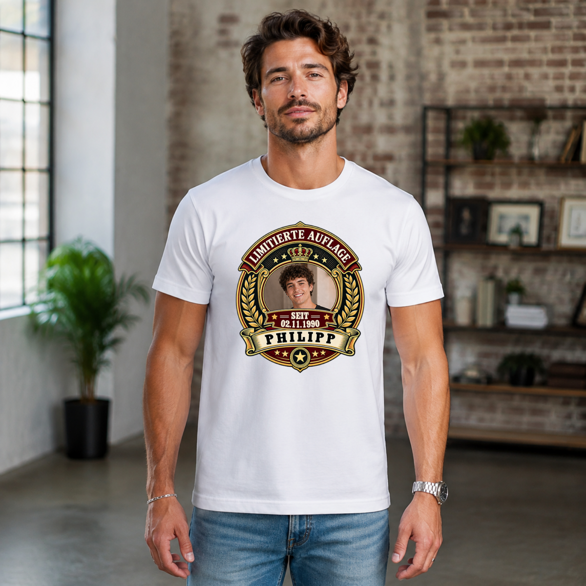 Men BDAY 5 Limitierte Auflage T-Shirt Herren personalisiert