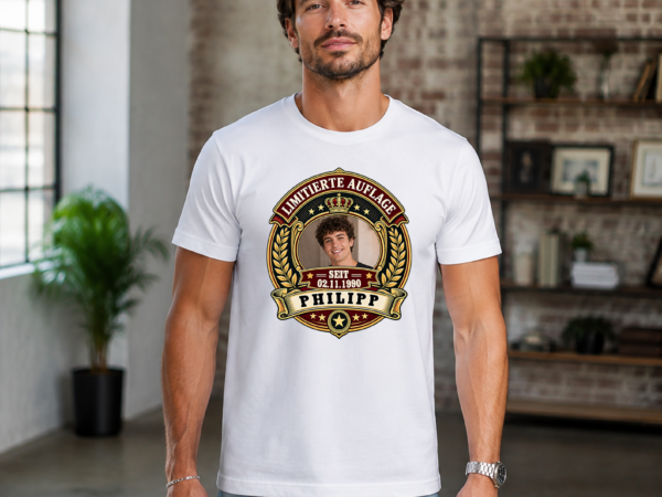 Men BDAY 5 Limitierte Auflage T-Shirt Herren personalisiert