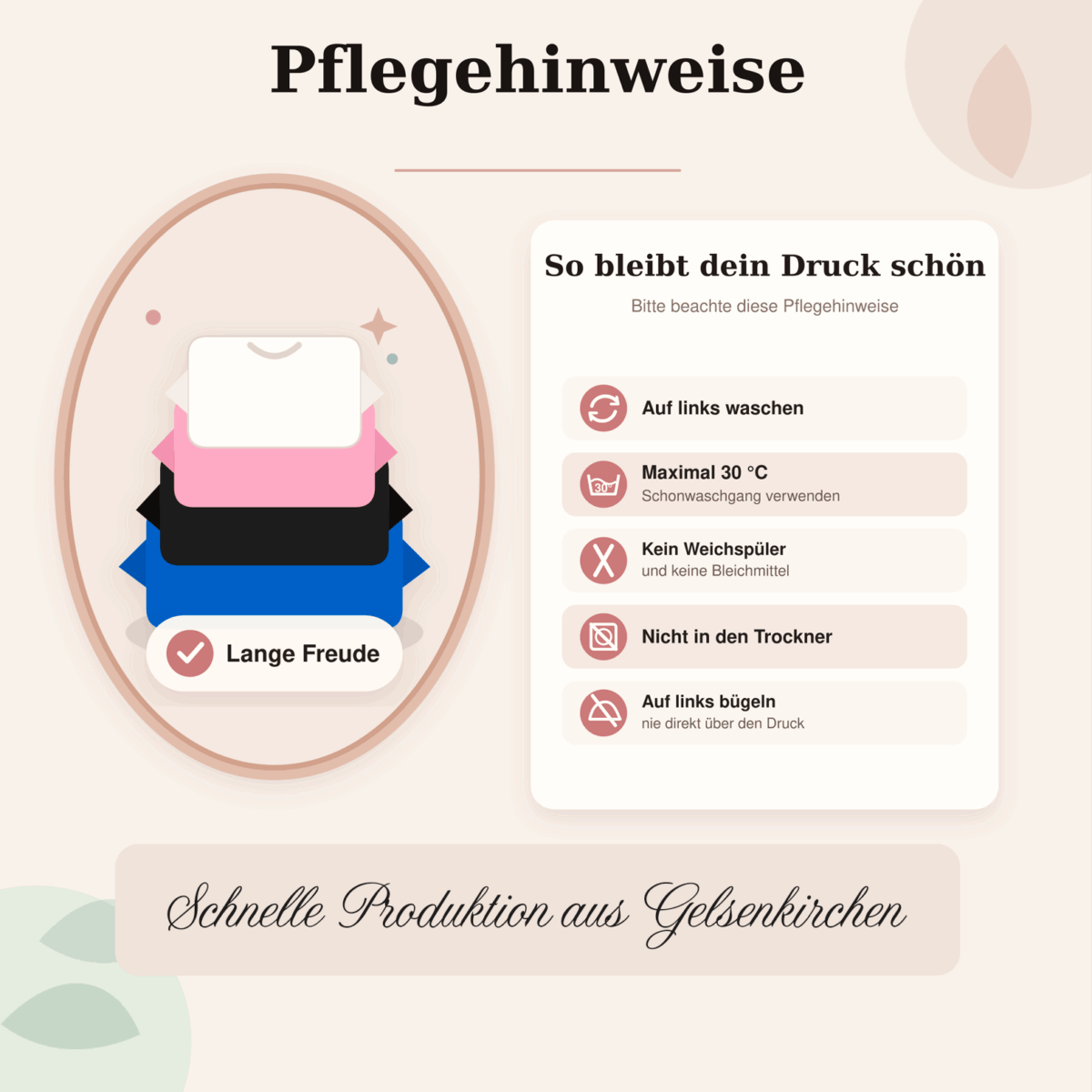 Pflegehinweiß Oldtimer Geburtstag T-Shirt Herren mit Name und Geburtsjahr